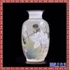 景德镇陶瓷手工粉彩半刀泥花瓶中式家居装饰创意摆件