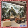 中式玄关陶瓷大型壁画 电视背景墙客厅装饰画 纯手绘定制