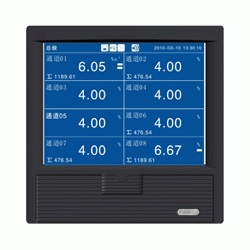 MKY-KT500R蓝屏无纸记录仪(6通道)